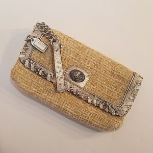 Coach Woven Wristlet Clutch - Braided Trim SPRING!